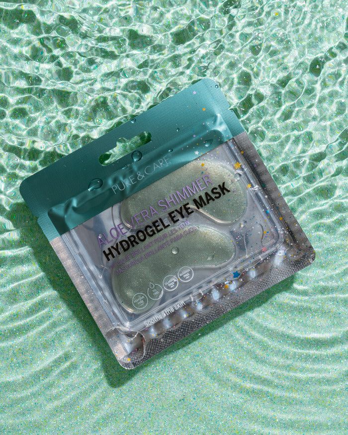 Aloe Vera Shimmer Hydrogel Eye Mask | PUCA - PURE & CARE