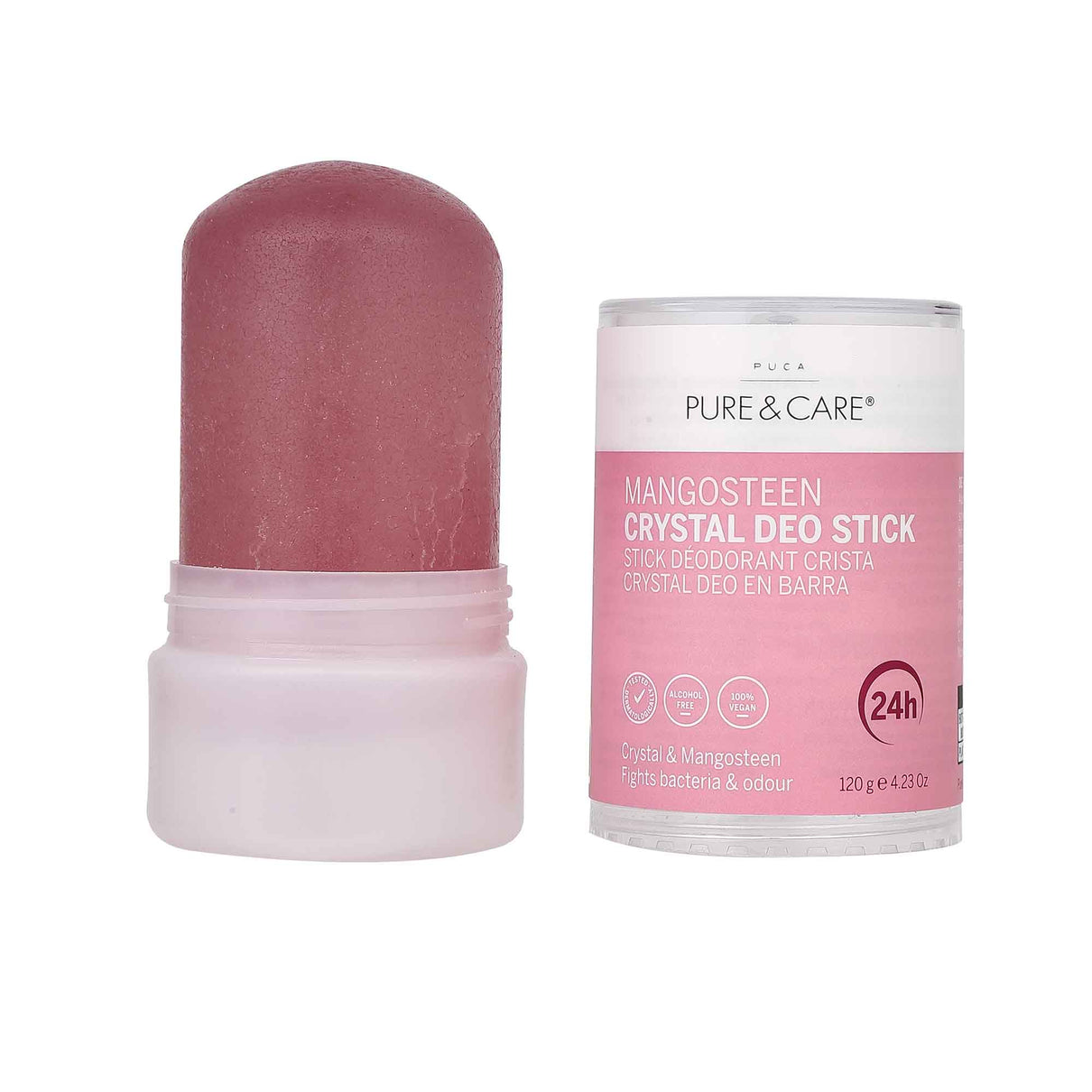 Mangosteen Crystal Natural Deodorant Stick I PUCA - PURE & CARE