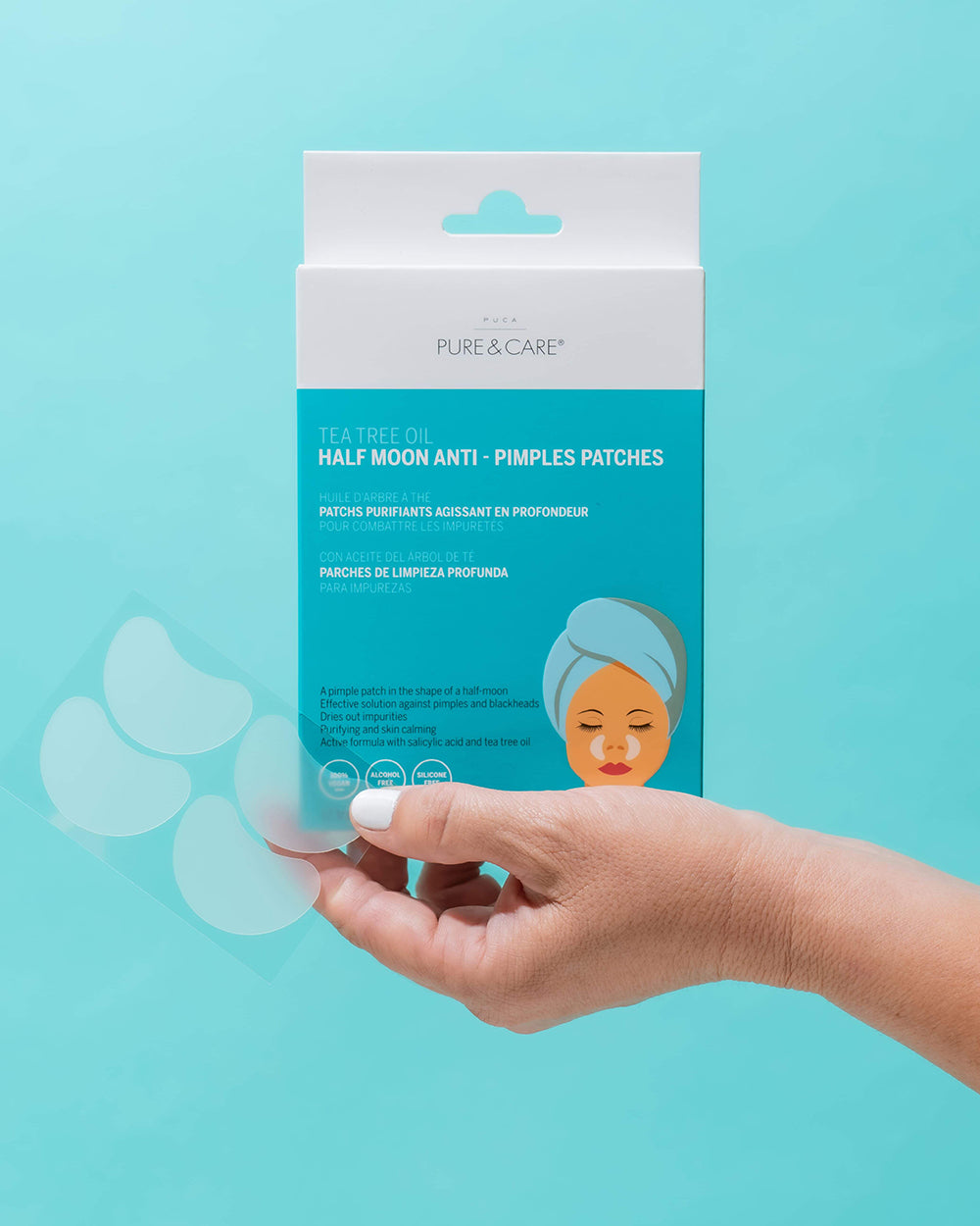 Half Moon Dot Patchens Tea Tree Oil | PUCA PURE and CARE