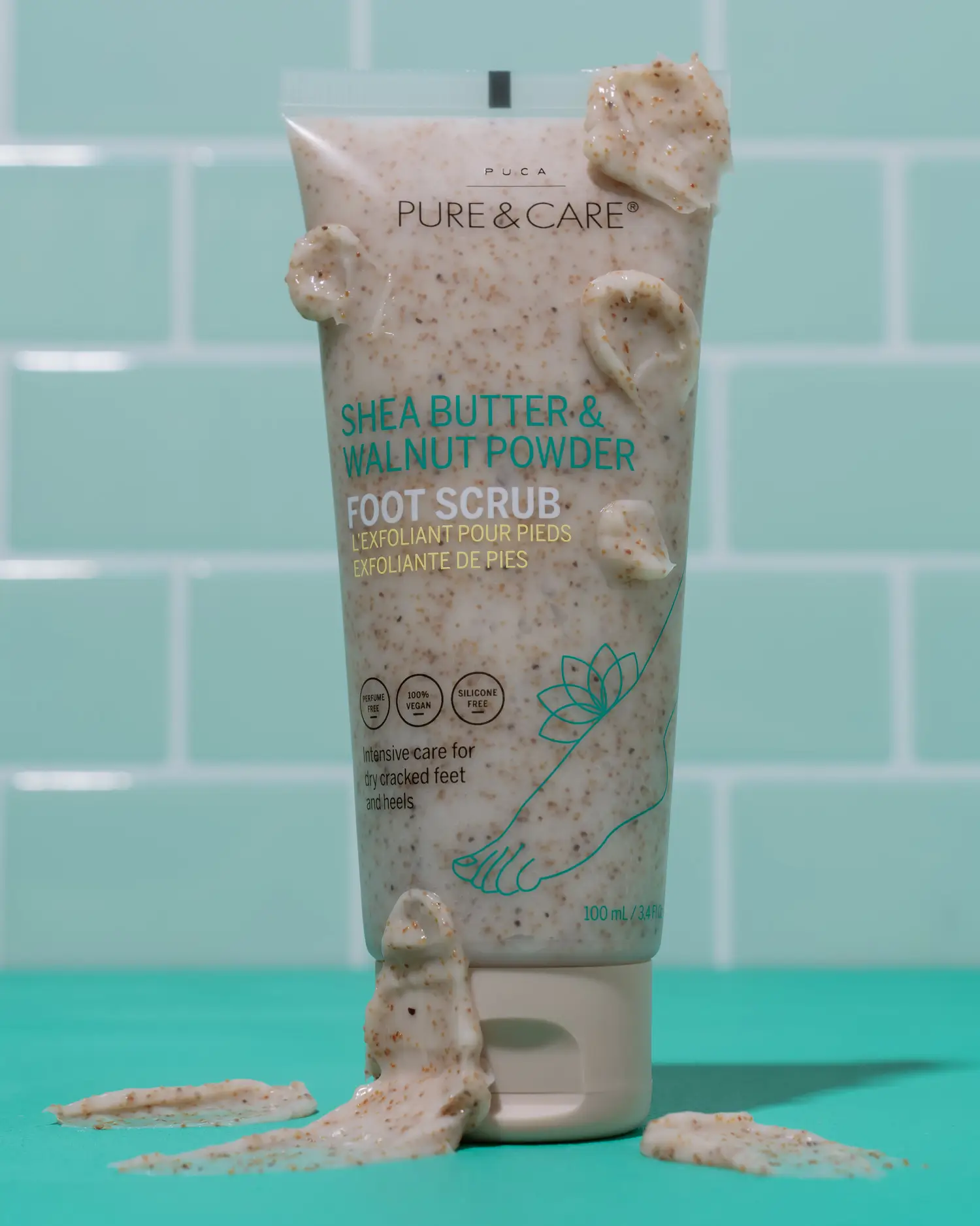 Shea Butter & Walnut Powder Foot Scrub