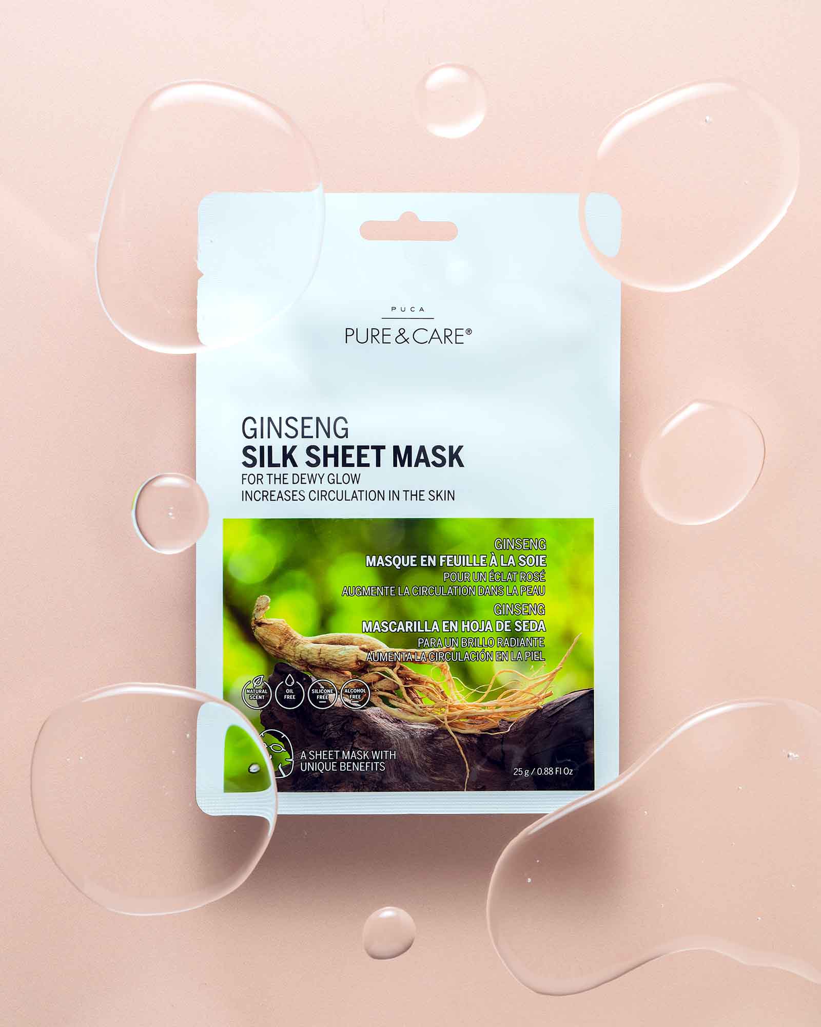 Ginseng Sheet Mask Silk