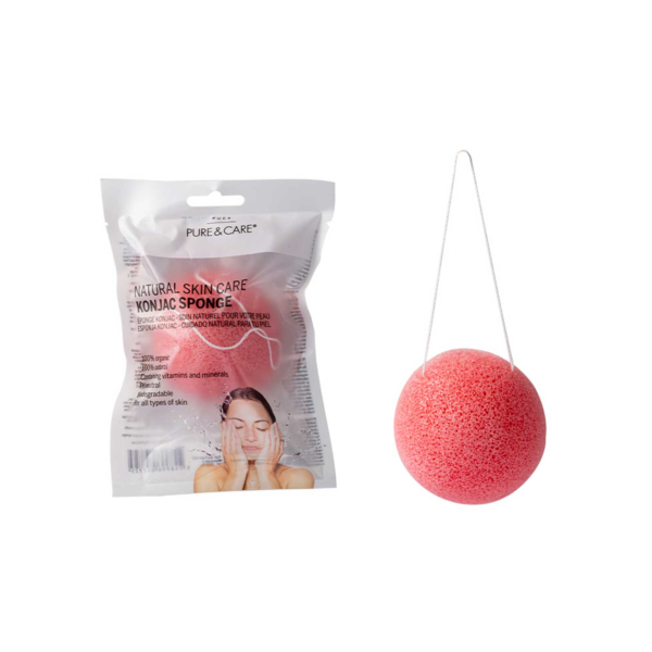 Konjac Sponge Rose | PUCA - PURE & CARE