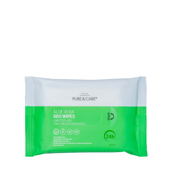 Aloe Vera Deo Wipes I PUCA - PURE & CARE