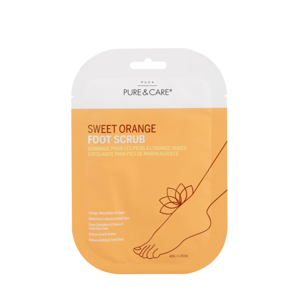 Sweet orange foot scrub I PUCA - PURE & CARE