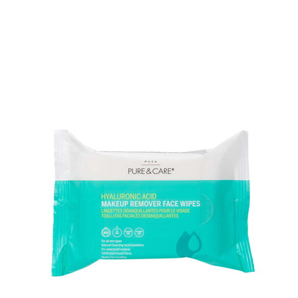 Hyaluronic Acid Makeup Cleansing Wipes | PUCA - PURE & CARE