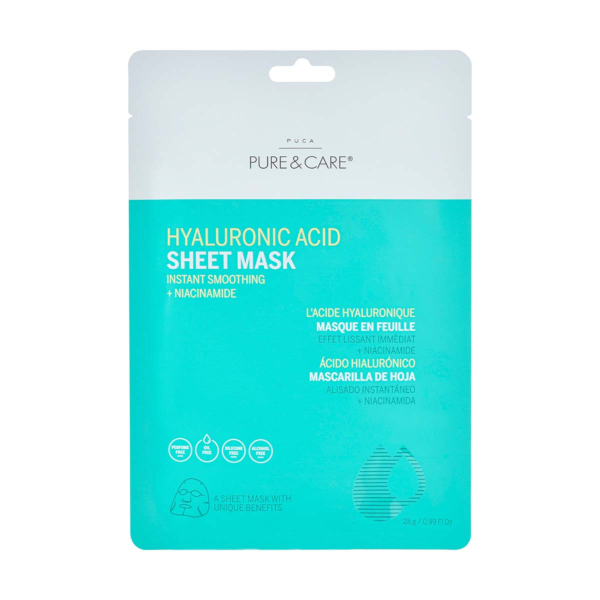 Hyaluronic Acid Sheet Mask | PUCA - PURE & CARE