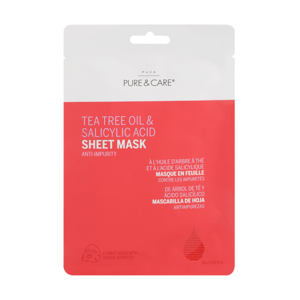 Tea Tree Oil Sheet Mask | PUCA - PURE & CARE