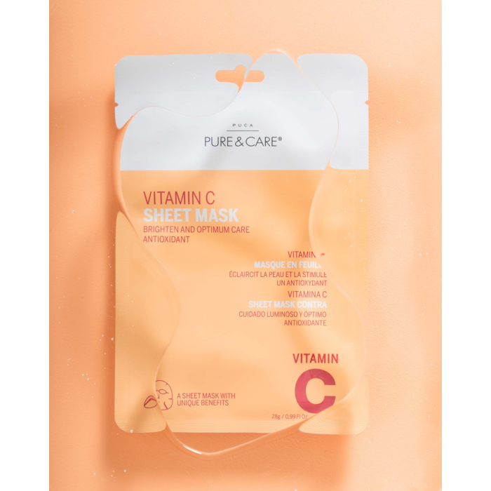 Vitamin C Sheet Mask | PUCA - PURE & CARE