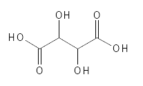 Kemisk Struktur af Tartaric Acid | PUCA - PURE & CARE